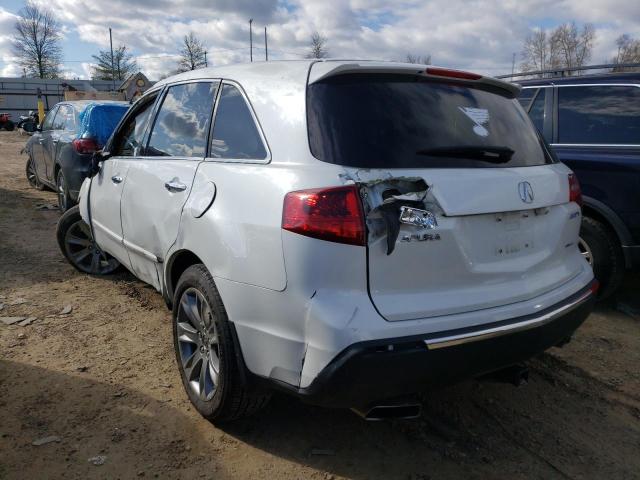 2HNYD2H6XCH538565 - 2012 ACURA MDX ADVANC WHITE photo 3