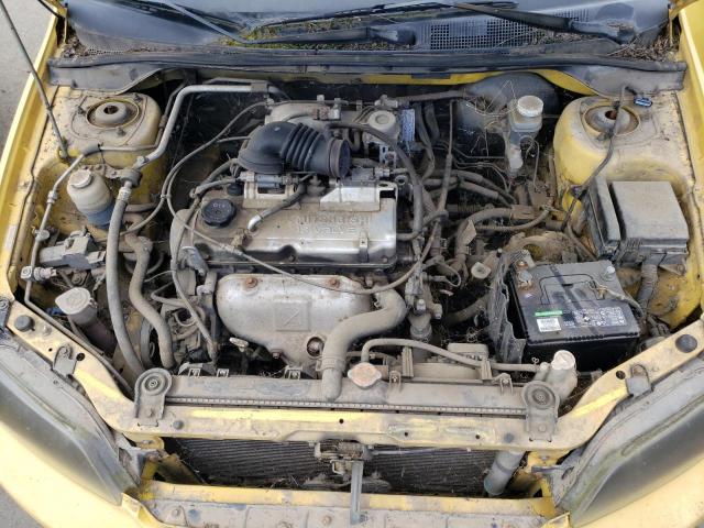 JA3AJ86EX2U032306 - 2002 MITSUBISHI LANCER OZ YELLOW photo 11