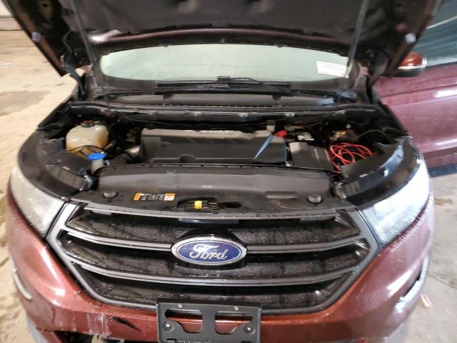 2FMTK3AP4FBC24721 - 2015 FORD EDGE SPORT MAROON photo 11