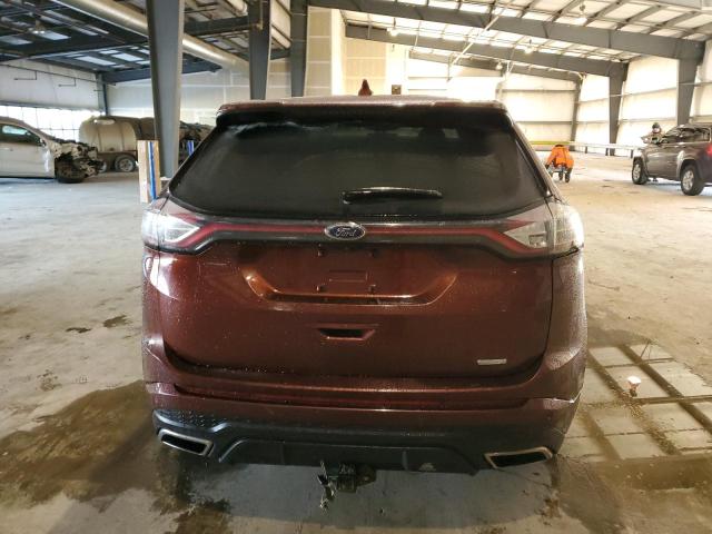 2FMTK3AP4FBC24721 - 2015 FORD EDGE SPORT MAROON photo 6