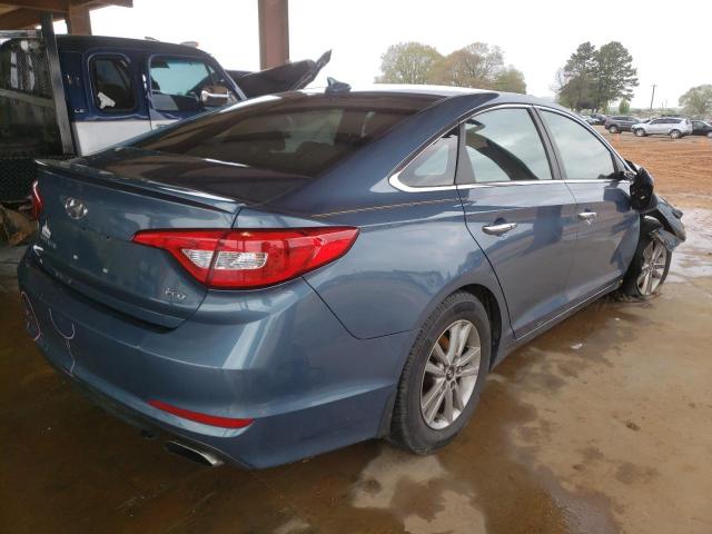 5NPE24AA1FH142397 - 2015 HYUNDAI SONATA ECO BLUE photo 4