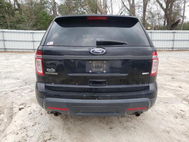 1FM5K8ARXDGC30794 - 2013 FORD EXPLORER P BLACK photo 6