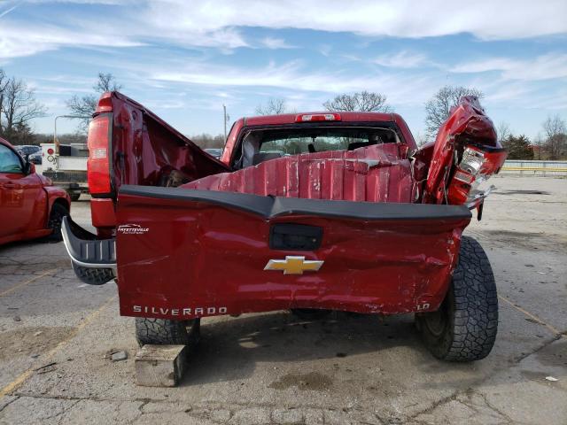 2GCVKPEC2K1233462 - 2019 CHEVROLET SILVERADO MAROON photo 6