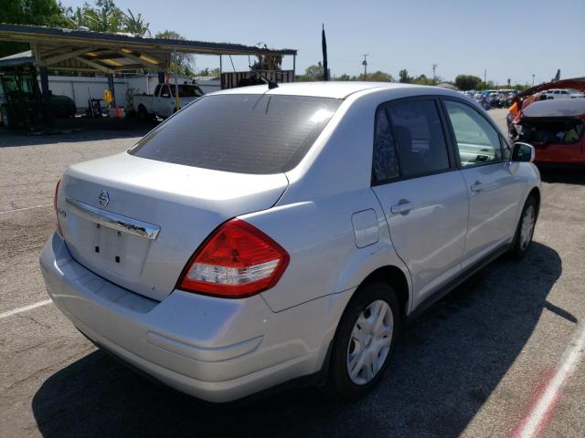 3N1BC1AP1BL468524 - 2011 NISSAN VERSA S SILVER photo 4