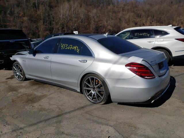 WDDUG7KB8JA394370 - 2018 MERCEDES-BENZ S 65 AMG SILVER photo 2