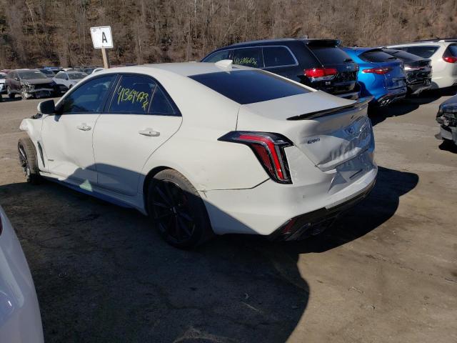 1G6D75RP8N0410419 - 2022 CADILLAC CT4-V BLAC WHITE photo 2