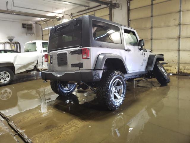 1C4AJWAG9EL206102 - 2014 JEEP WRANGLER S GRAY photo 4