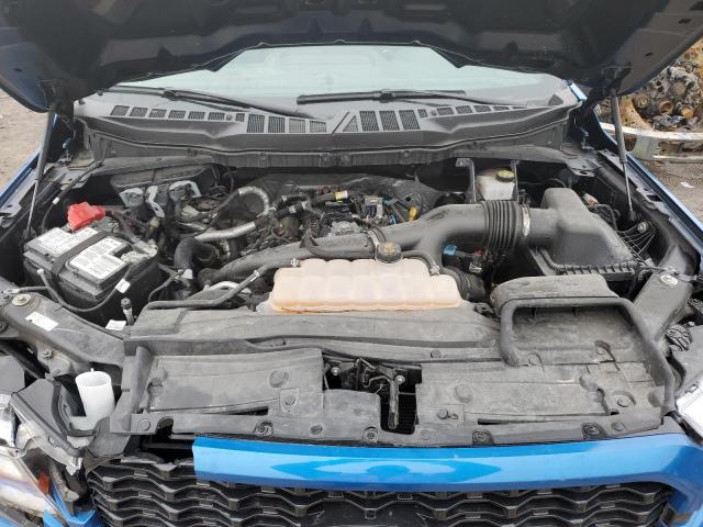 1FTEX1EP0MFA83395 - 2021 FORD F150 SUPER BLUE photo 11