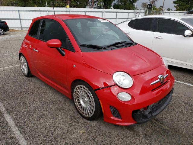 3C3CFFFHXCT380780 - 2012 FIAT 500 ABARTH RED photo 4