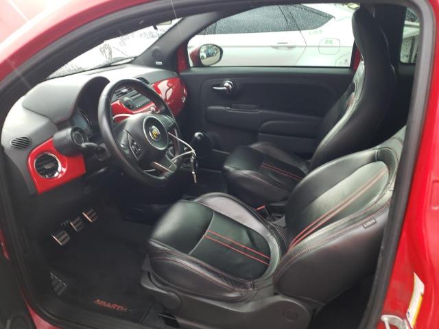 3C3CFFFHXCT380780 - 2012 FIAT 500 ABARTH RED photo 7