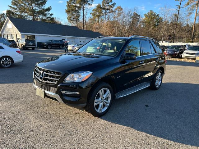 4JGDA5HB5CA041803 - 2012 MERCEDES-BENZ ML 350 4MA BLACK photo 1