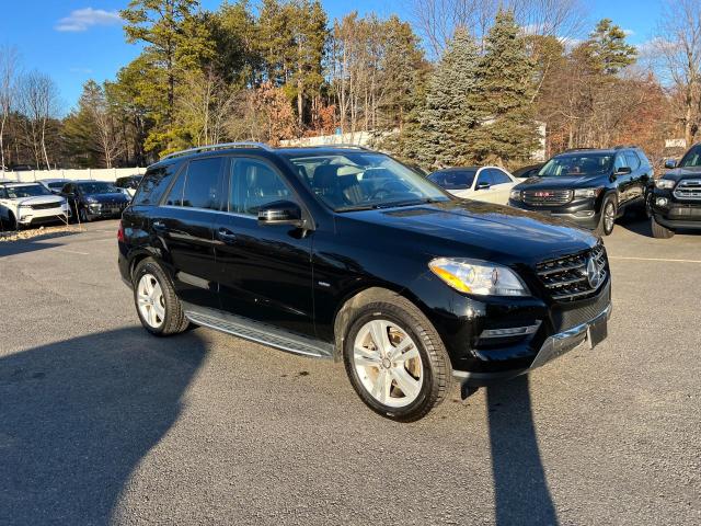 4JGDA5HB5CA041803 - 2012 MERCEDES-BENZ ML 350 4MA BLACK photo 2