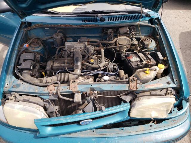 KNJLT05H4R6115209 - 1994 FORD ASPIRE TURQUOISE photo 7