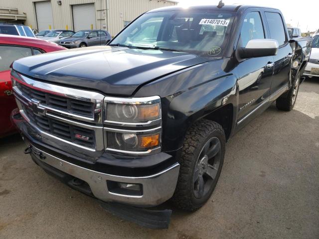 3GCUKSEC2EG233049 - 2014 CHEVROLET SILVERADO BLACK photo 1