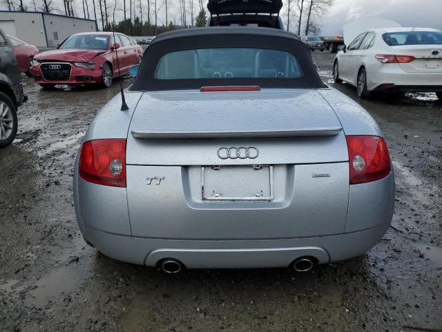 TRUUT28N721012900 - 2002 AUDI TT QUATTRO SILVER photo 6