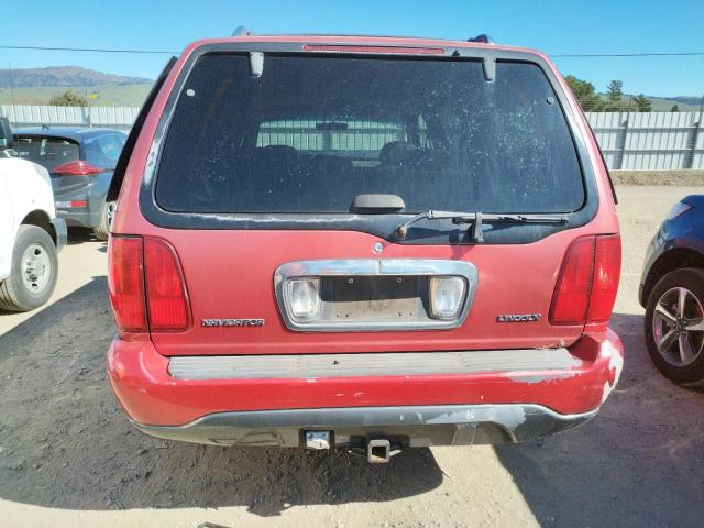 5LMPU28L2WLJ31749 - 1998 LINCOLN NAVIGATOR 红色 照片 6