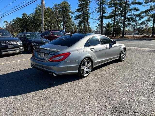 WDDLJ7EB3CA052773 - 2012 MERCEDES-BENZ CLS 63 AMG SILVER photo 4