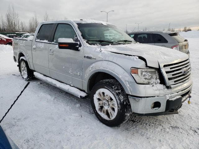 1FTFW1ET5DFB02883 - 2013 FORD F150 SUPER SILVER photo 4