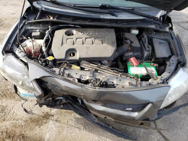 2T1BU4EE9AC248361 - 2010 TOYOTA COROLLA BA GRAY photo 11