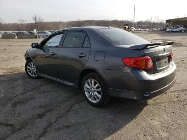 2T1BU4EE9AC248361 - 2010 TOYOTA COROLLA BA GRAY photo 2