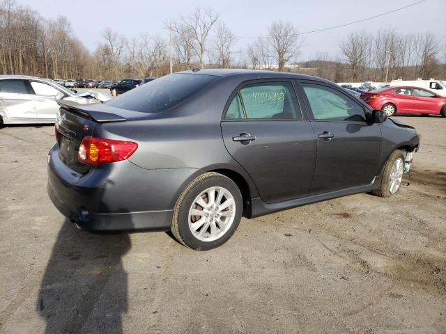 2T1BU4EE9AC248361 - 2010 TOYOTA COROLLA BA GRAY photo 3