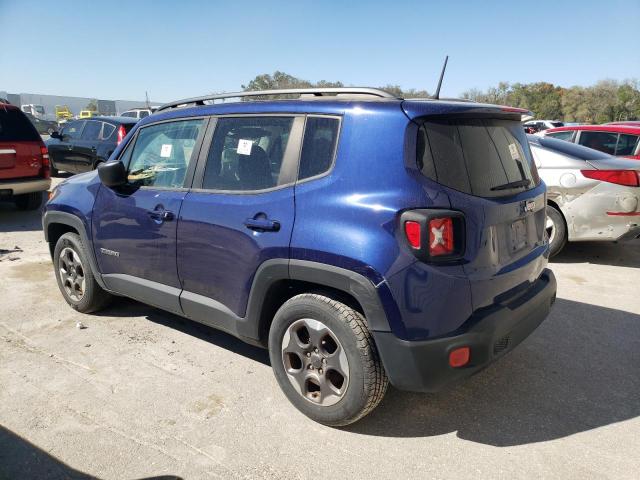 ZACCJAAB5HPE94443 - 2017 JEEP RENEGADE S BLUE photo 2