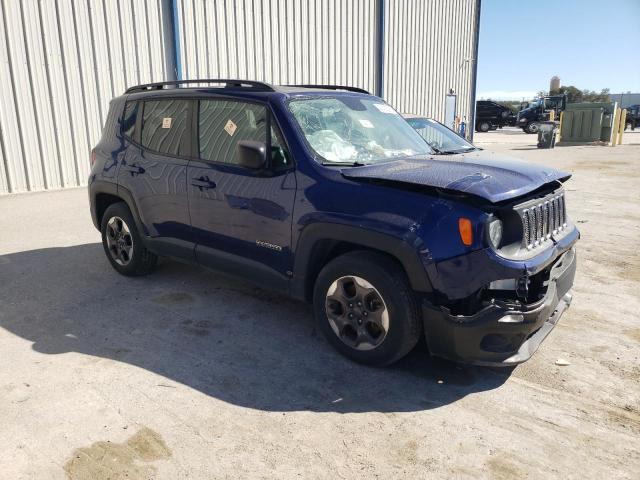 ZACCJAAB5HPE94443 - 2017 JEEP RENEGADE S 蓝色 照片 4