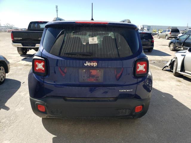 ZACCJAAB5HPE94443 - 2017 JEEP RENEGADE S BLUE photo 6