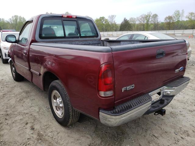 1FTDF1762VNA77429 - 1997 FORD F150 BURGUNDY photo 3