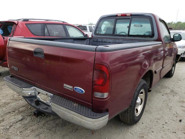 1FTDF1762VNA77429 - 1997 FORD F150 BURGUNDY photo 4