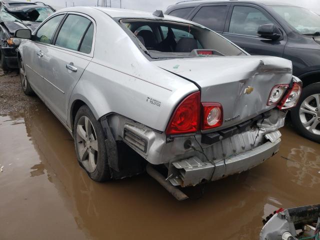 1G1ZC5E09CF218629 - 2012 CHEVROLET MALIBU 1LT SILVER photo 3