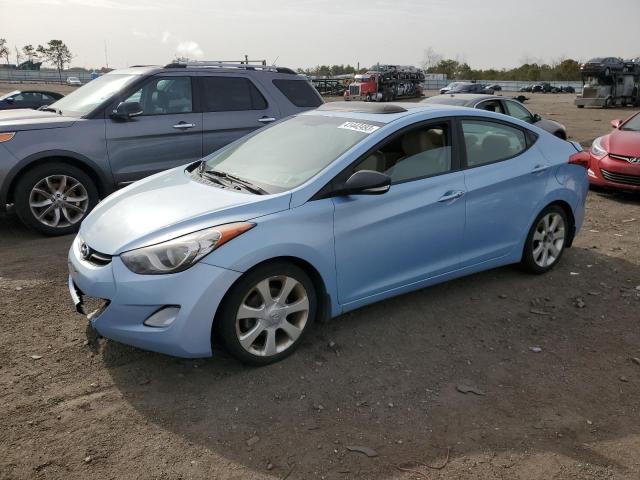 KMHDH4AE4DU698215 - 2013 HYUNDAI ELANTRA GL BLUE photo 1