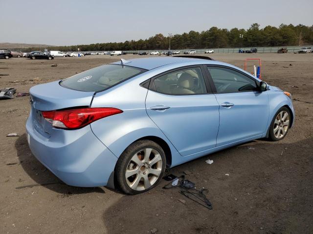 KMHDH4AE4DU698215 - 2013 HYUNDAI ELANTRA GL BLUE photo 3