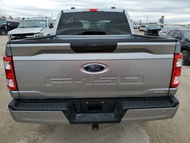 1FTFW1E89NFA41566 - 2022 FORD F150 SUPER SILVER photo 6