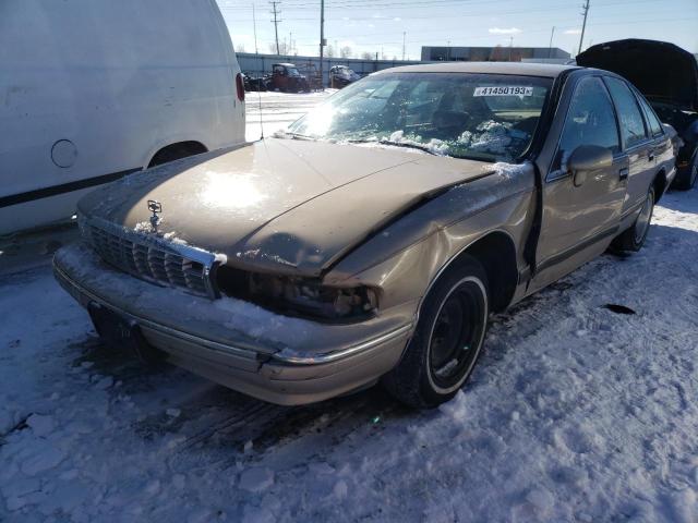 1G1BL53E6PW140672 - 1993 CHEVROLET CAPRICE CL GOLD photo 1