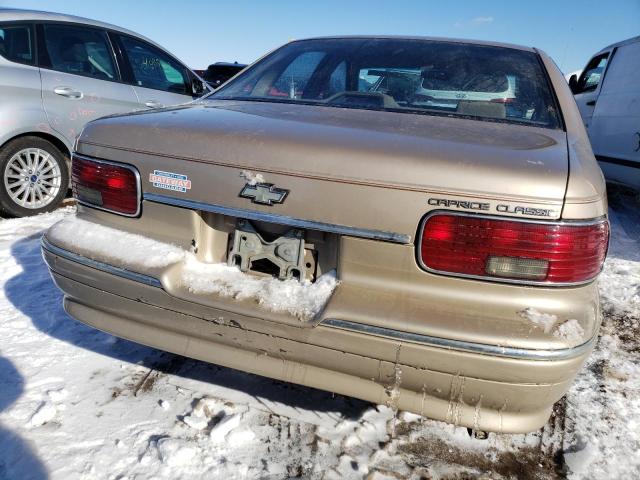 1G1BL53E6PW140672 - 1993 CHEVROLET CAPRICE CL GOLD photo 6