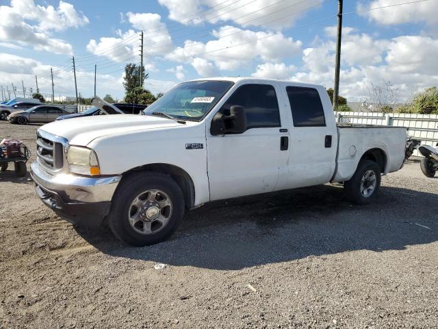 1FTNW20L84EA82059 - 2004 FORD F250 SUPER WHITE photo 1