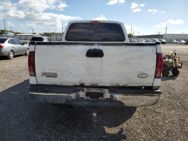 1FTNW20L84EA82059 - 2004 FORD F250 SUPER WHITE photo 6