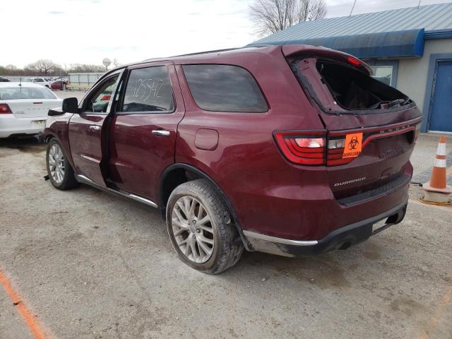 1C4RDHAG9HC680481 - 2017 DODGE DURANGO SX MAROON photo 3