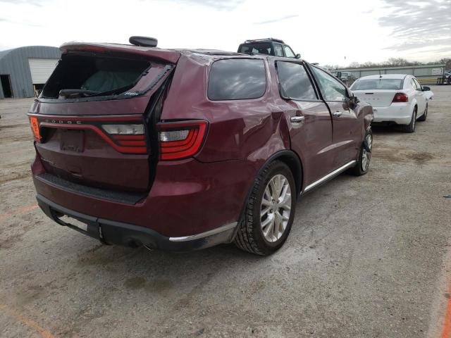 1C4RDHAG9HC680481 - 2017 DODGE DURANGO SX MAROON photo 4