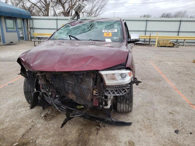 1C4RDHAG9HC680481 - 2017 DODGE DURANGO SX MAROON photo 9