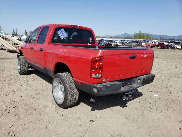 1D7HA18D54S722576 - 2004 DODGE RAM 1500 S RED photo 3