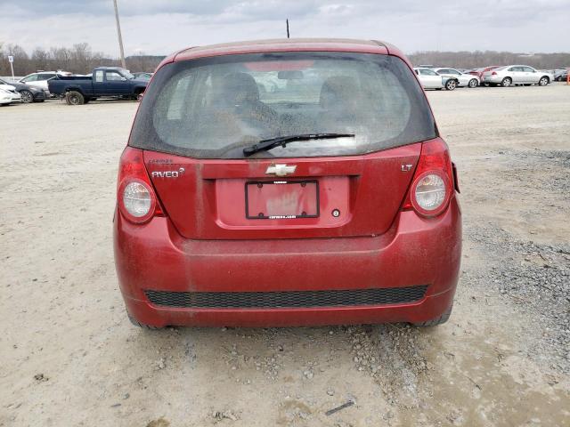 KL1TD66E69B328264 - 2009 CHEVROLET AVEO LS 勃艮第红 照片 6