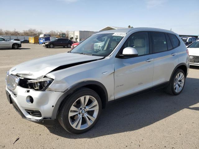 5UXWX7C54G0R18493 - 2016 BMW X3 XDRIVE3 SILVER photo 1