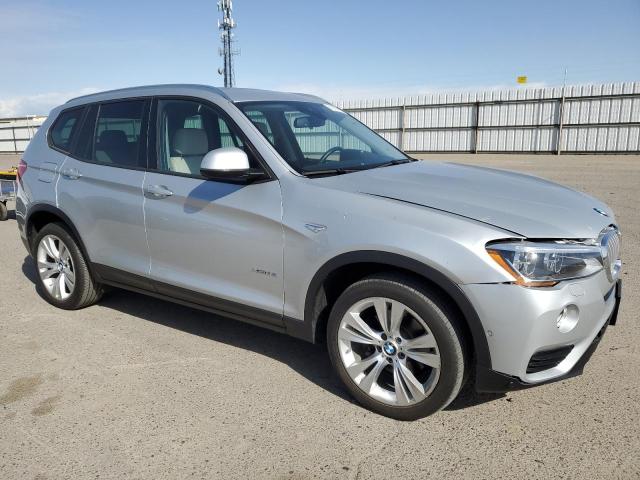 5UXWX7C54G0R18493 - 2016 BMW X3 XDRIVE3 SILVER photo 4