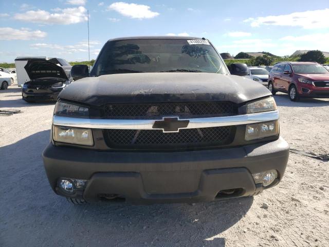 3GNEC13T83G347365 - 2003 CHEVROLET AVALANCHE BLACK photo 5