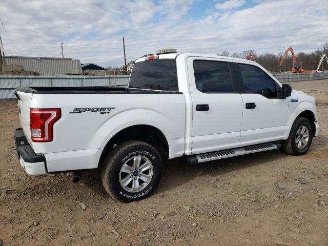 1FTEW1EF1GFB64386 - 2016 FORD F150 SUPER WHITE photo 3