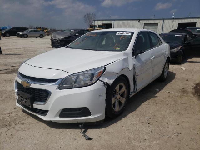 1G11B5SL1FF340033 - 2015 CHEVROLET MALIBU LS WHITE photo 2