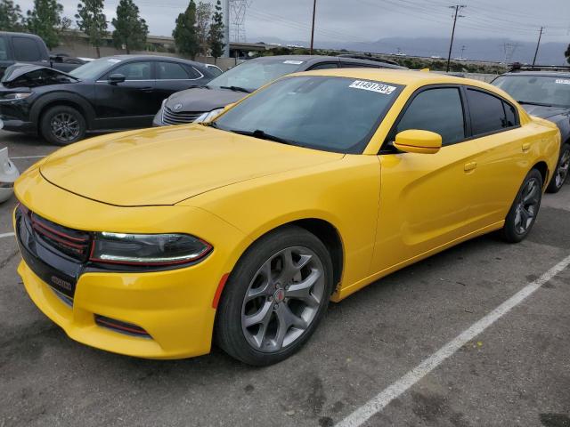 2C3CDXCT0HH525667 - 2017 DODGE CHARGER R/ YELLOW photo 1