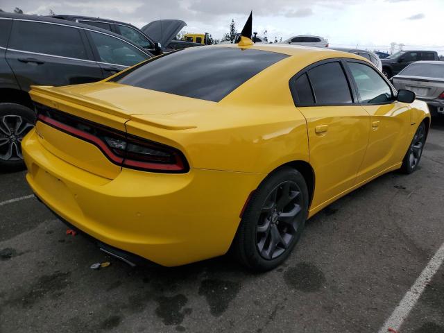 2C3CDXCT0HH525667 - 2017 DODGE CHARGER R/ YELLOW photo 3